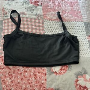 Black Women's Swim Top